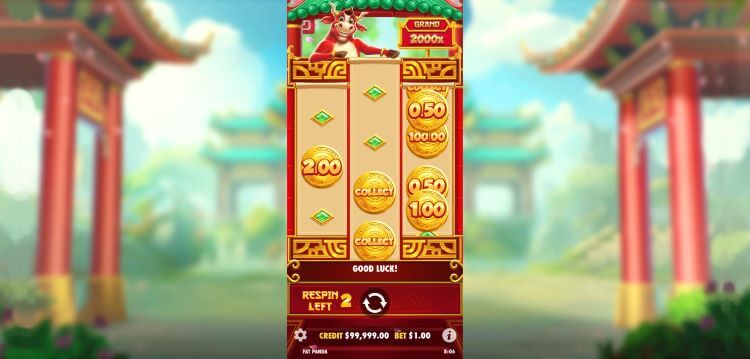Lucky Ox hold and spin feature