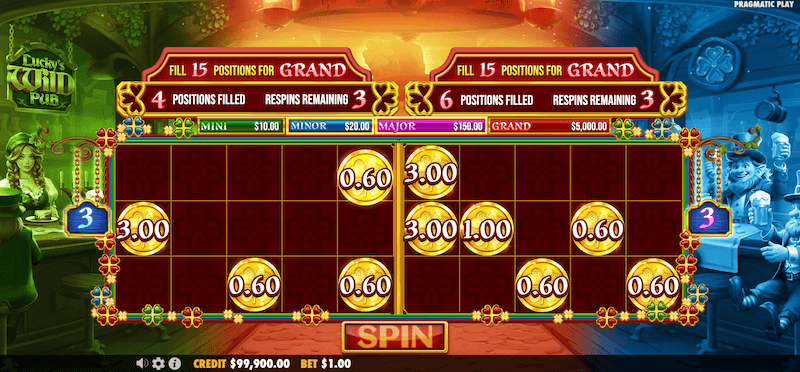 Lucky’s Wild Pub jackpot game