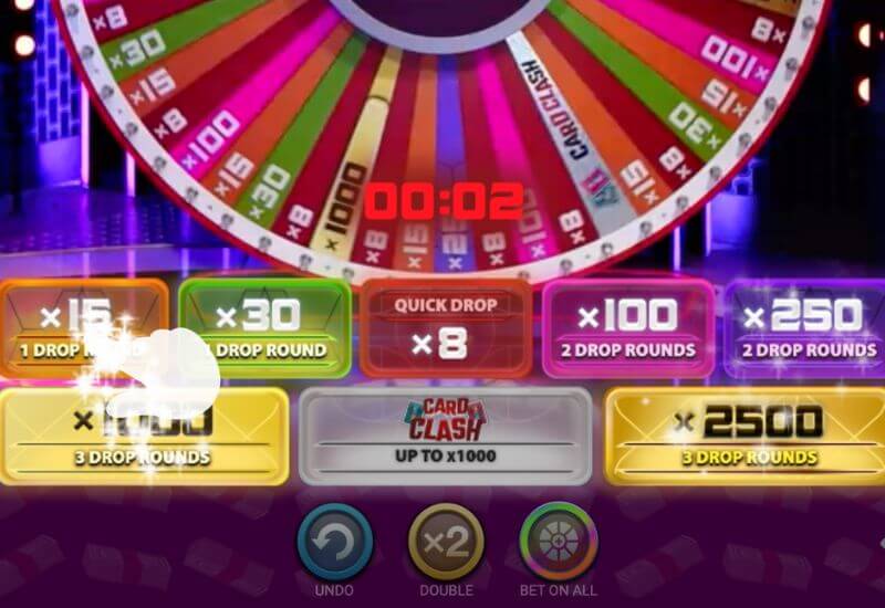 Money Drop Live Betting Options