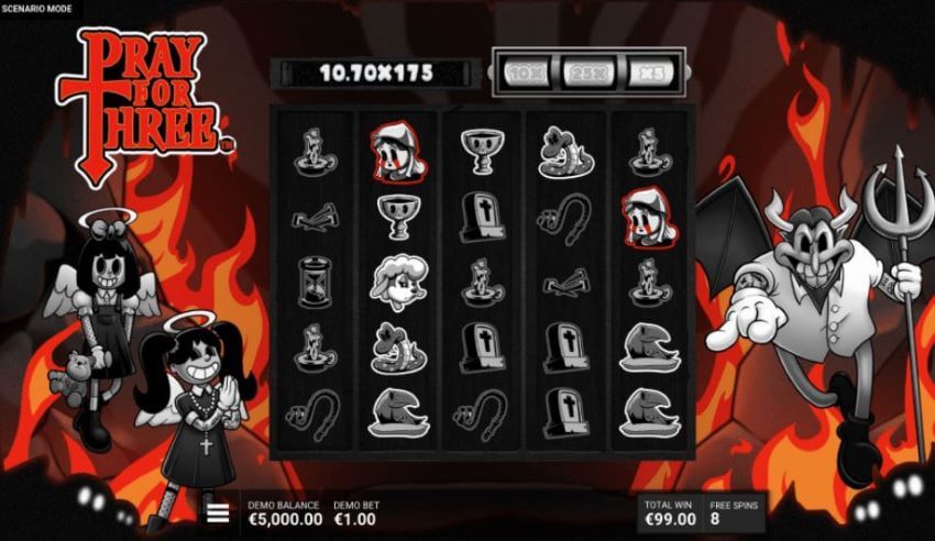 Pray for Three flames of fortunes bonus