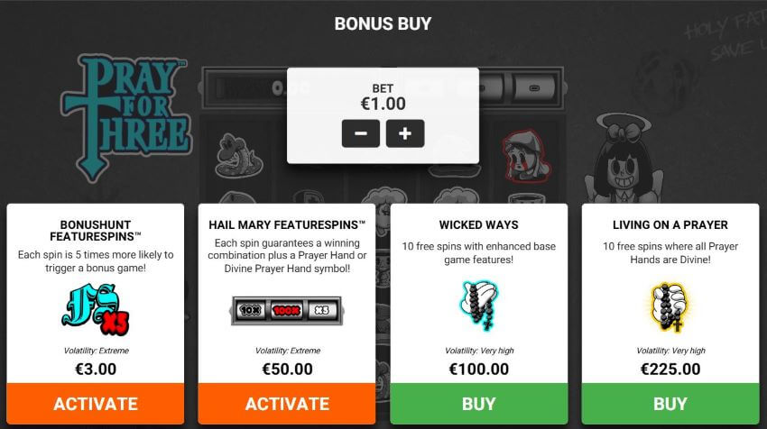 Pray for Three bonus buy