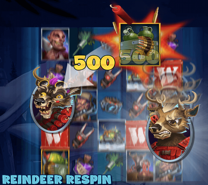Reindeer Royale respins feature