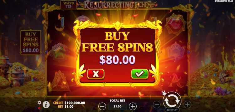 Resurrecting Riches bonus buy