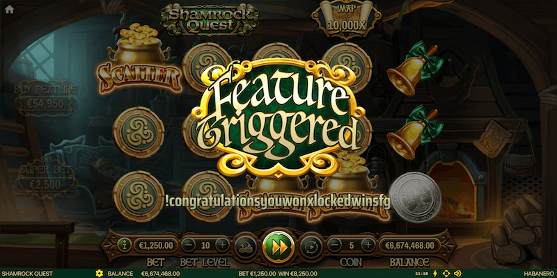 Shamrock Quest free spins