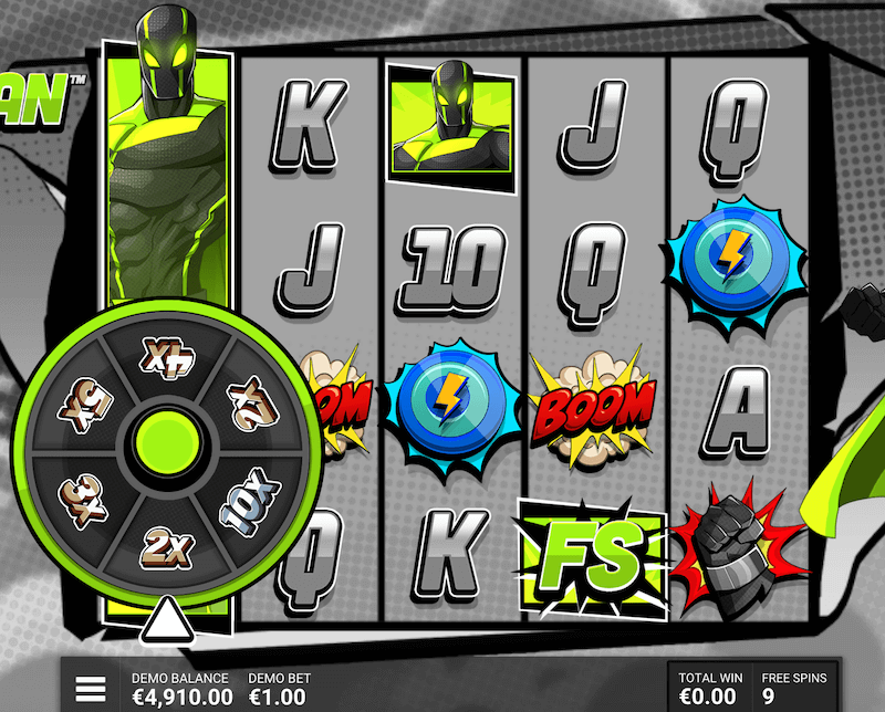 Spinman multiplier wheel