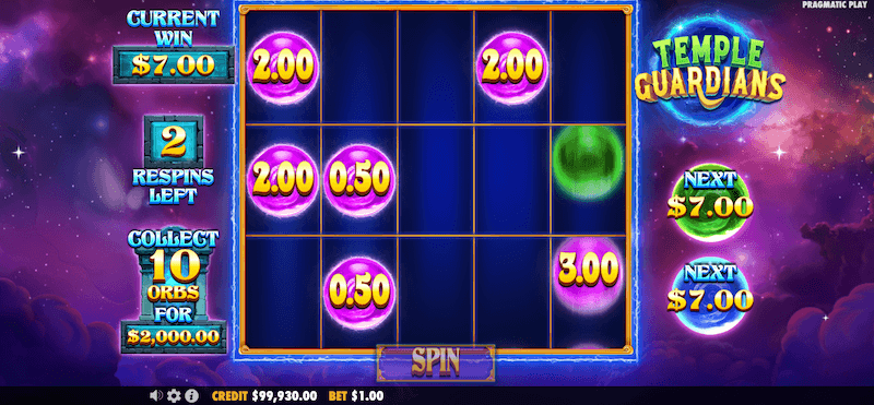 Temple Guardians respins feature