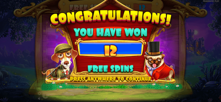The Dog House Royal Hunt free spins