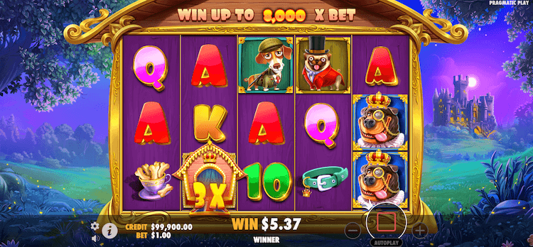 The Dog House Royal Hunt multipliers
