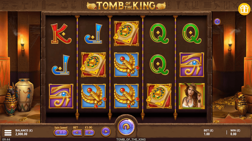 Tomb of the King is one of the best slots by Gluck Games