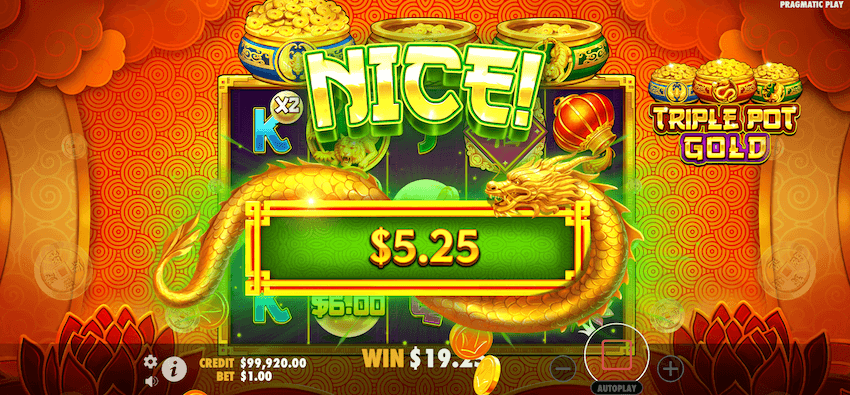 Triple Pot Gold big win