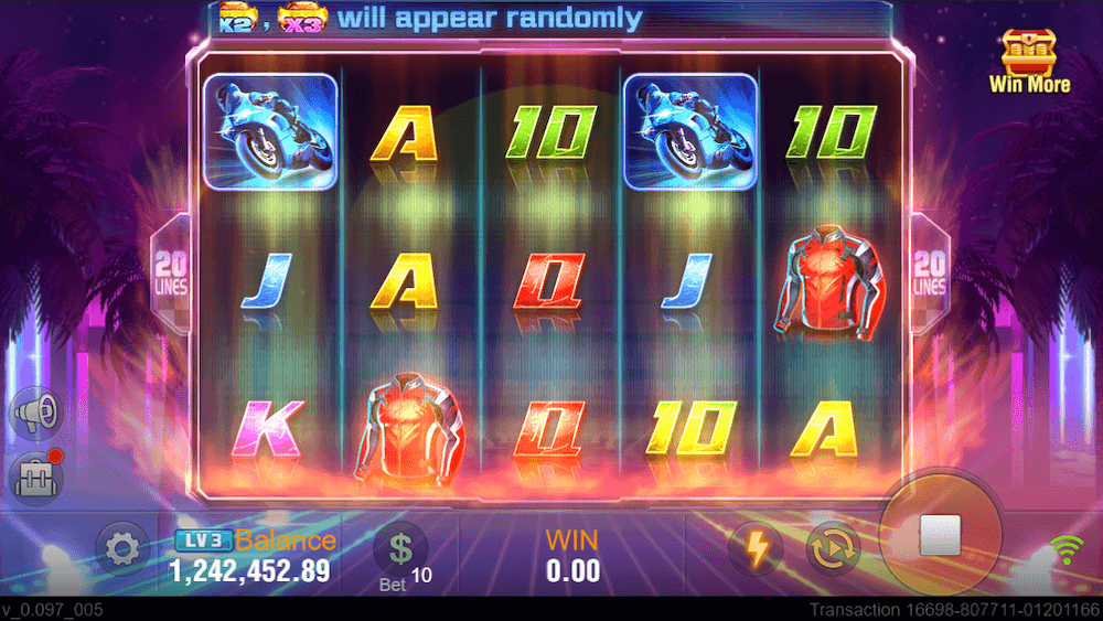 Wild Racer by Tada Gaming is my favorite slot