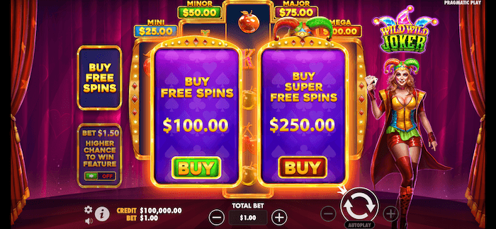 Wild Wild Joker bonus buy