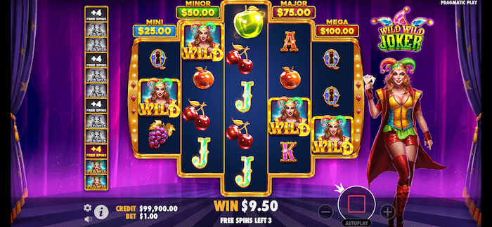 Wild Wild Joker special wild symbols