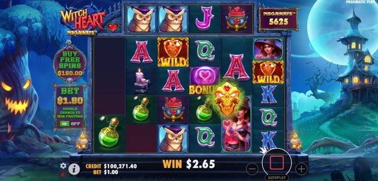 Witch Heart Megaways bonus feature