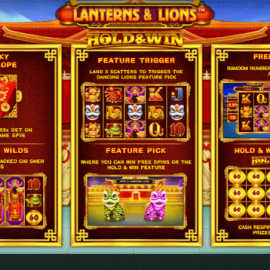 Lanterns and Lions: Hold and Win screenshot