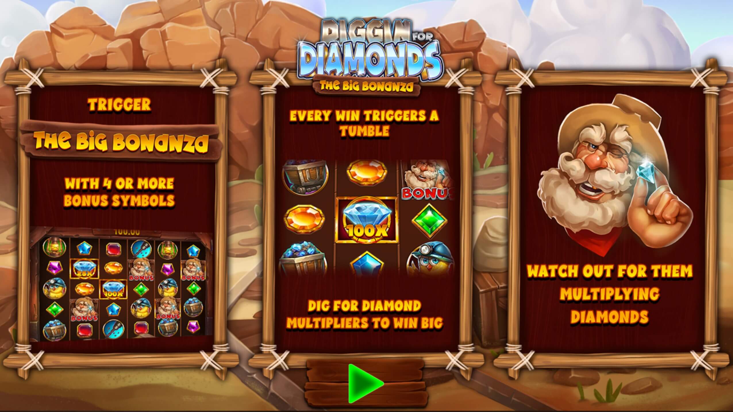 Diggin' for Diamonds (Jelly) Slot Review + Free Demo 2024 🎰