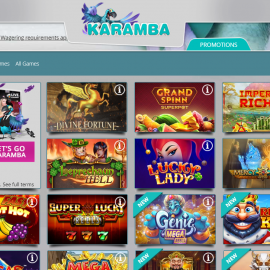 Karamba Casino screenshot
