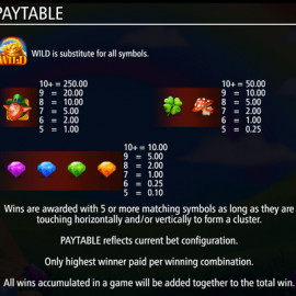 Rainbow Riches Cluster Magic screenshot