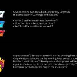 Hot Triple Sevens screenshot
