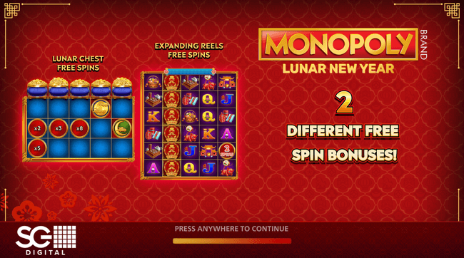 Monopoly Lunar New Year, Promotions, Casino