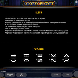 Glory of Egypt screenshot