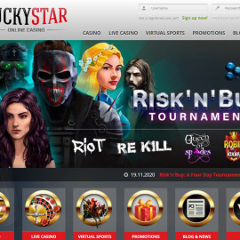 LuckyStar Casino screenshot