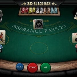 3D Blackjack screenshot