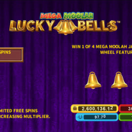 Mega Moolah Lucky Bells screenshot