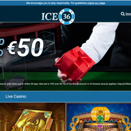 Ice Casino Main Page