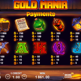 Gold Mania screenshot