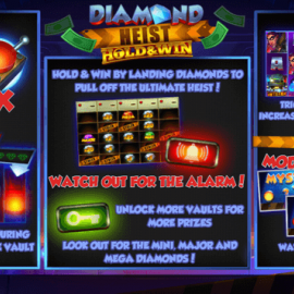 Diamond Heist Hold and Win screenshot