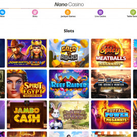 Nano Casino screenshot