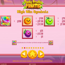 Tooty Fruity Fruits screenshot