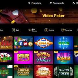 Zet Casino Video Poker