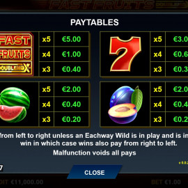 Fast Fruits DoubleMax screenshot