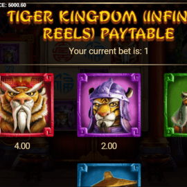 Tiger Kingdom Infinity Reels screenshot