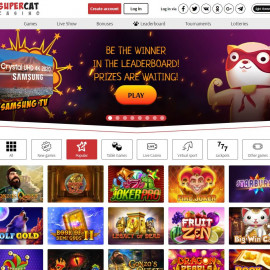 SuperCat Casino screenshot