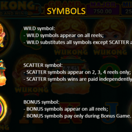 Wukong Hold and Win screenshot
