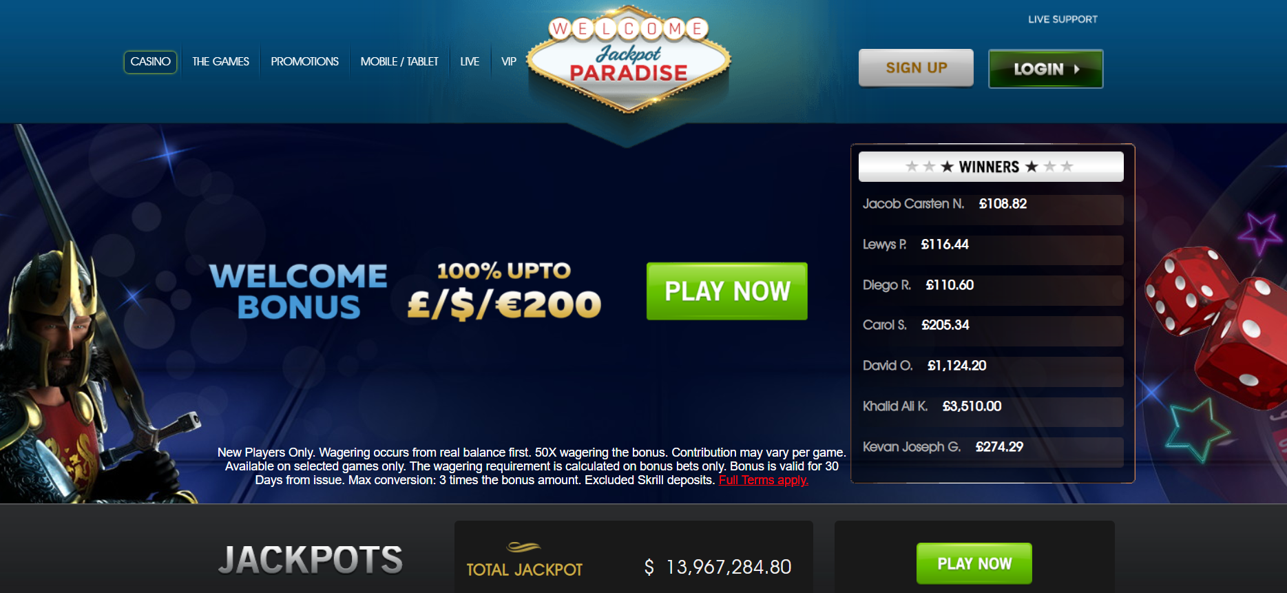 Jackpot Paradise review, bonus, free spins, and real player reviews
