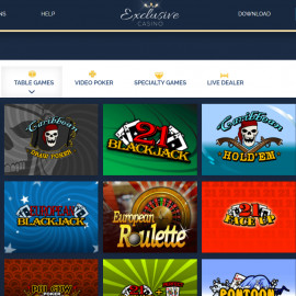 Exclusive Casino screenshot