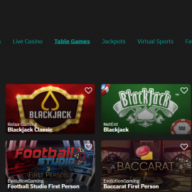 Giochi da tavolo Fastbet