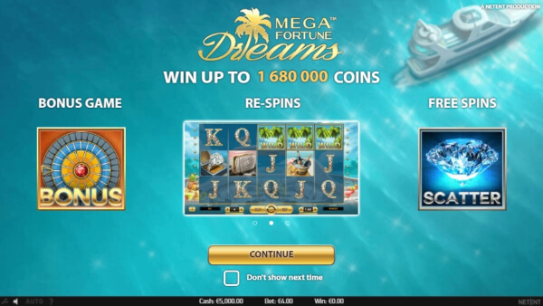 Mega fortune dreams Slot Review - Bonus + Free Spins 2023