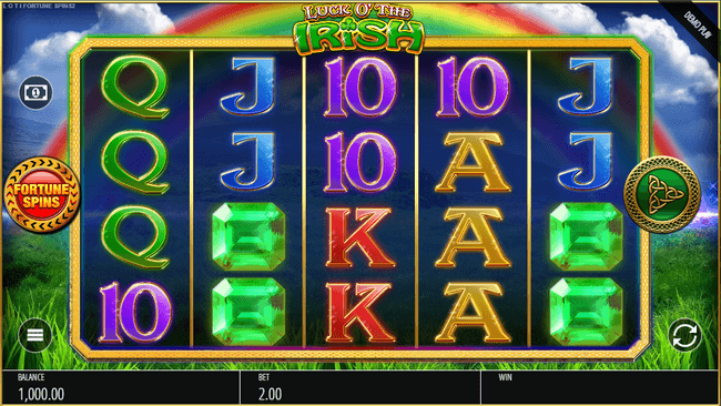 luck o the irish fortune spins free play