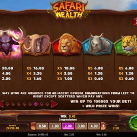 Safari of Wealth screenshot