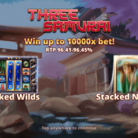 Three Samurai screenshot