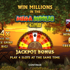 Mega Moolah 4Tune Reels screenshot