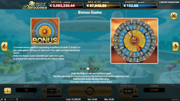 Mega Fortune Dreams (NetEnt) Slot Review & Demo Play