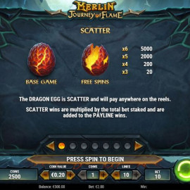 Merlin: Journey of Flame screenshot