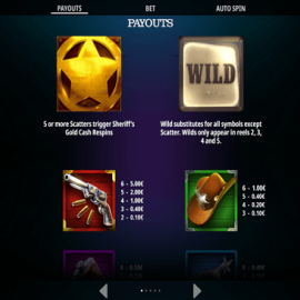 Sheriff's Gold Megaways screenshot