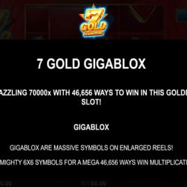 7 Gold Gigablox screenshot